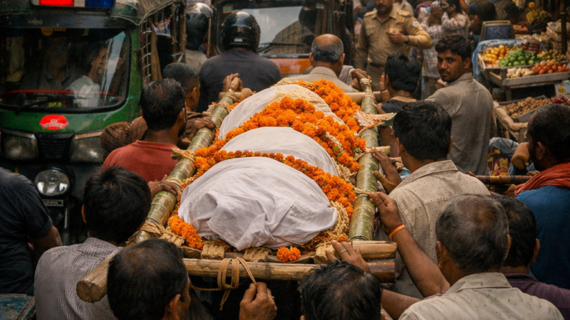 अजूबाः बनारस के मणिकर्णिका जाने वाली संकरी गलियों में अब अर्थियां मांगती हैं रास्ता, भीड़ में कुचल रहीं संवेदनाएं…!