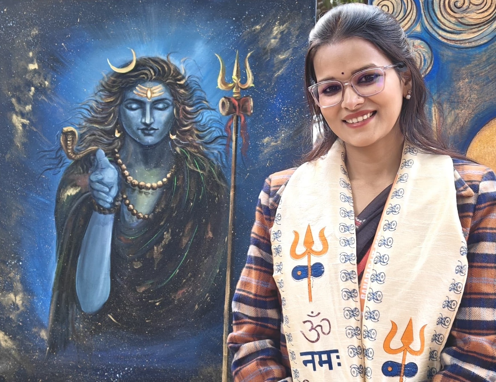 नीलकंठ की ख़ामोशी में बसता बनारस : शिवांगी के रंगों में उतरी बाबा विश्वनाथ की रूह